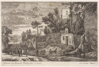 TvB G 2915
          <br/>
          Landschap met een ziekenhuis
          <br/>
          <em>Swanevelt, Herman van (ca. 1600-1655)</em>